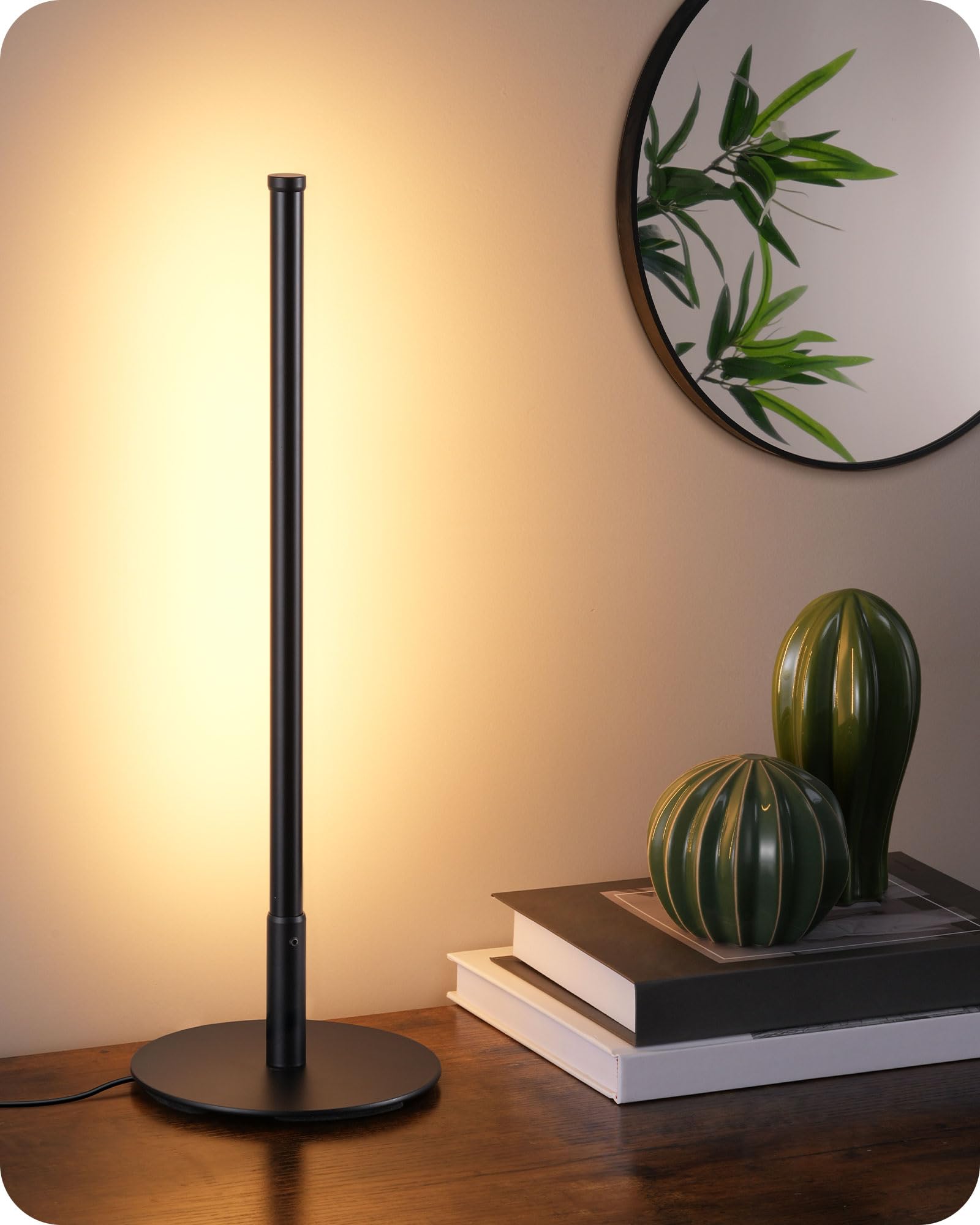 EDISHINE Upgraded LED table lamp base cord extension for flexible placement