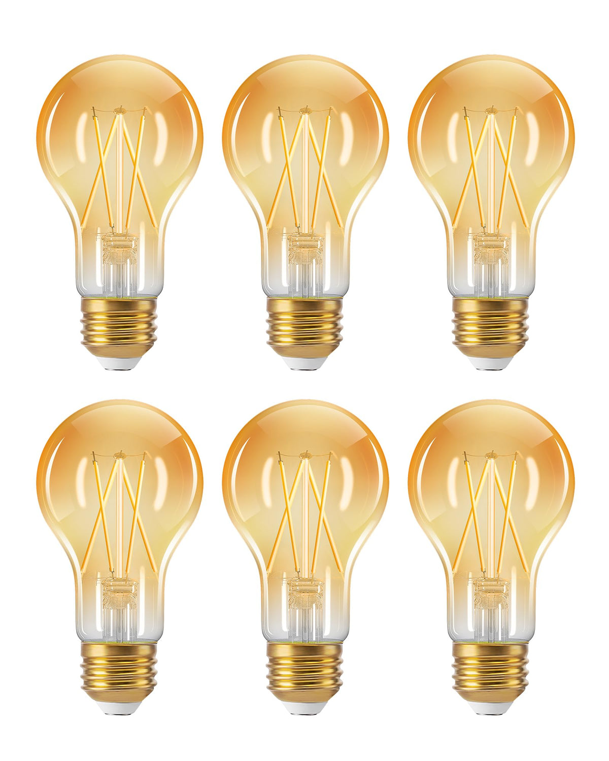 EDISHINE Vintage LED Edison Bulbs with clear glass offer timeless retro style for living rooms