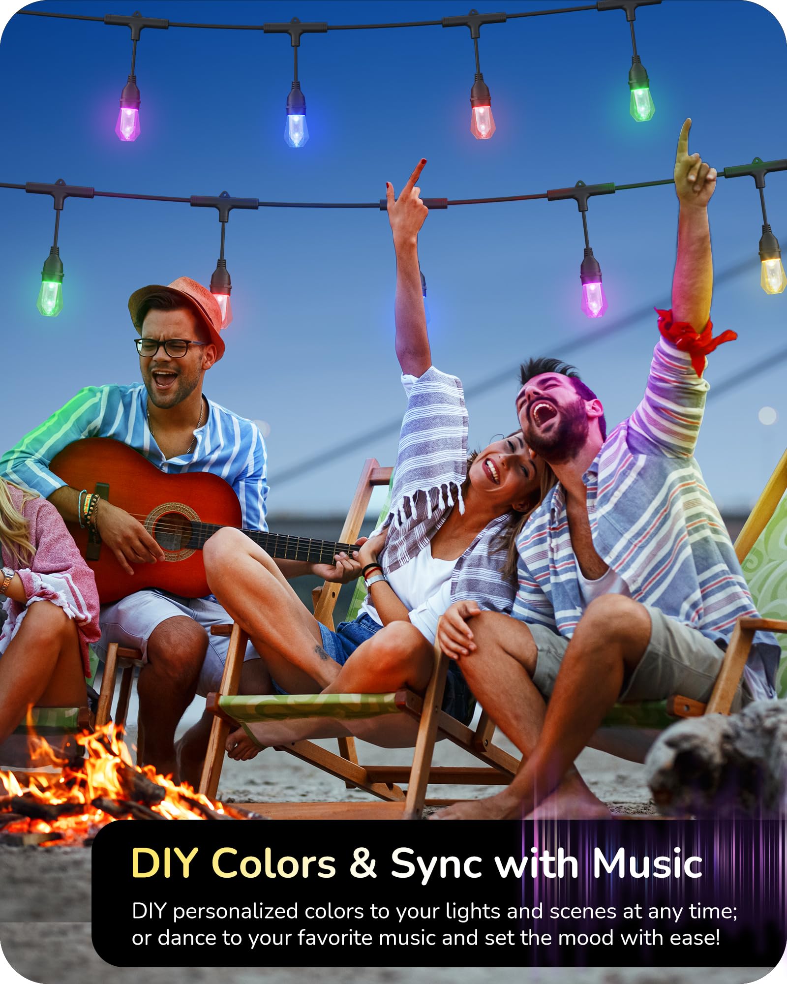  EDISHINE wifi app control interface for outdoor lighting management