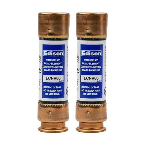 Edison Fuse ECNR60 two-pack front view for motor protection and reliability
