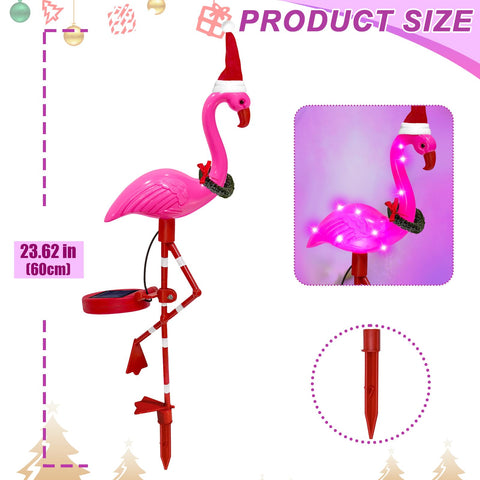 IP65 waterproof flamingo lights endure rain for year-round use.
