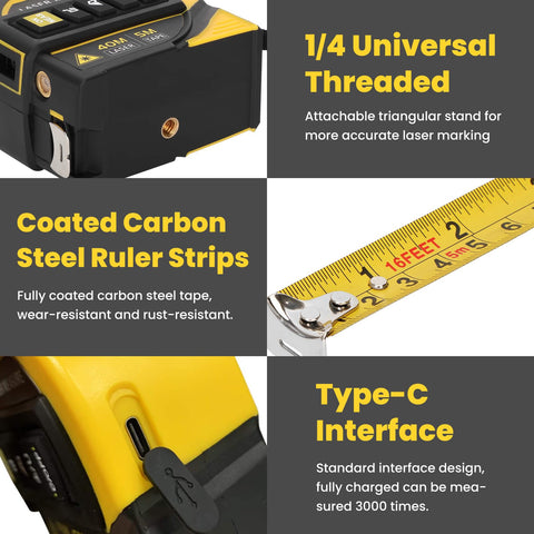 Edovaf portable tool with tripod-ready mount improves measurement stability.