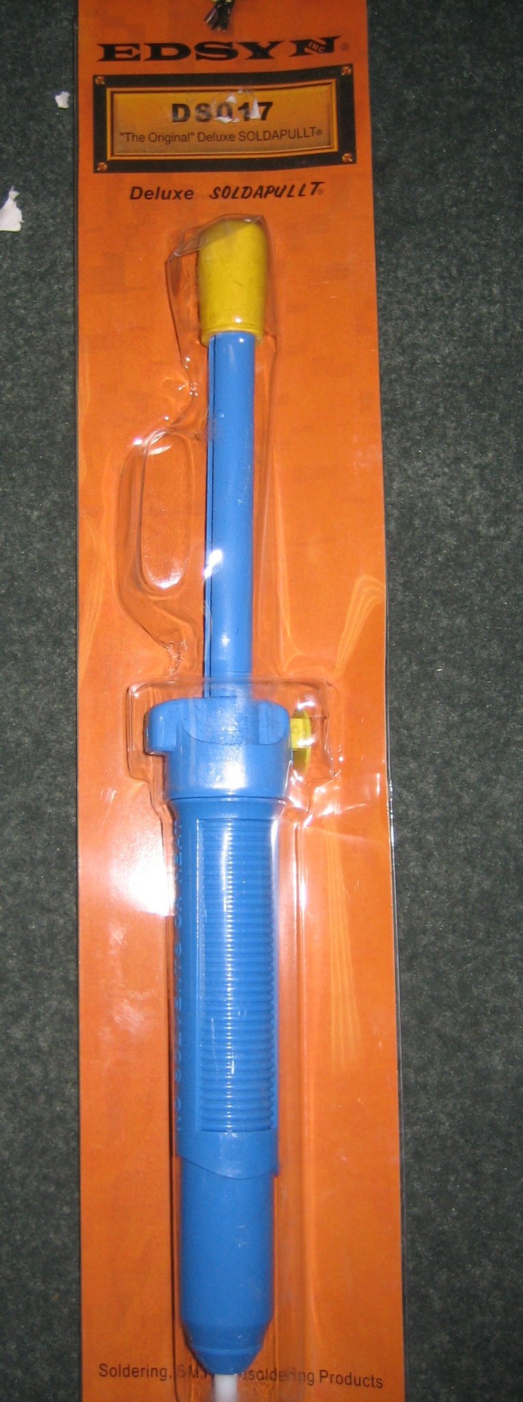 EDSYN DS017 one-handed trigger action for precise desoldering.