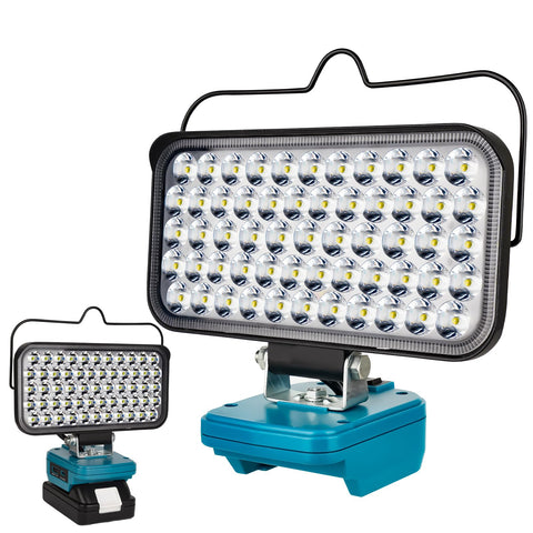 Edtran cordless work light head tilt provides precise task lighting