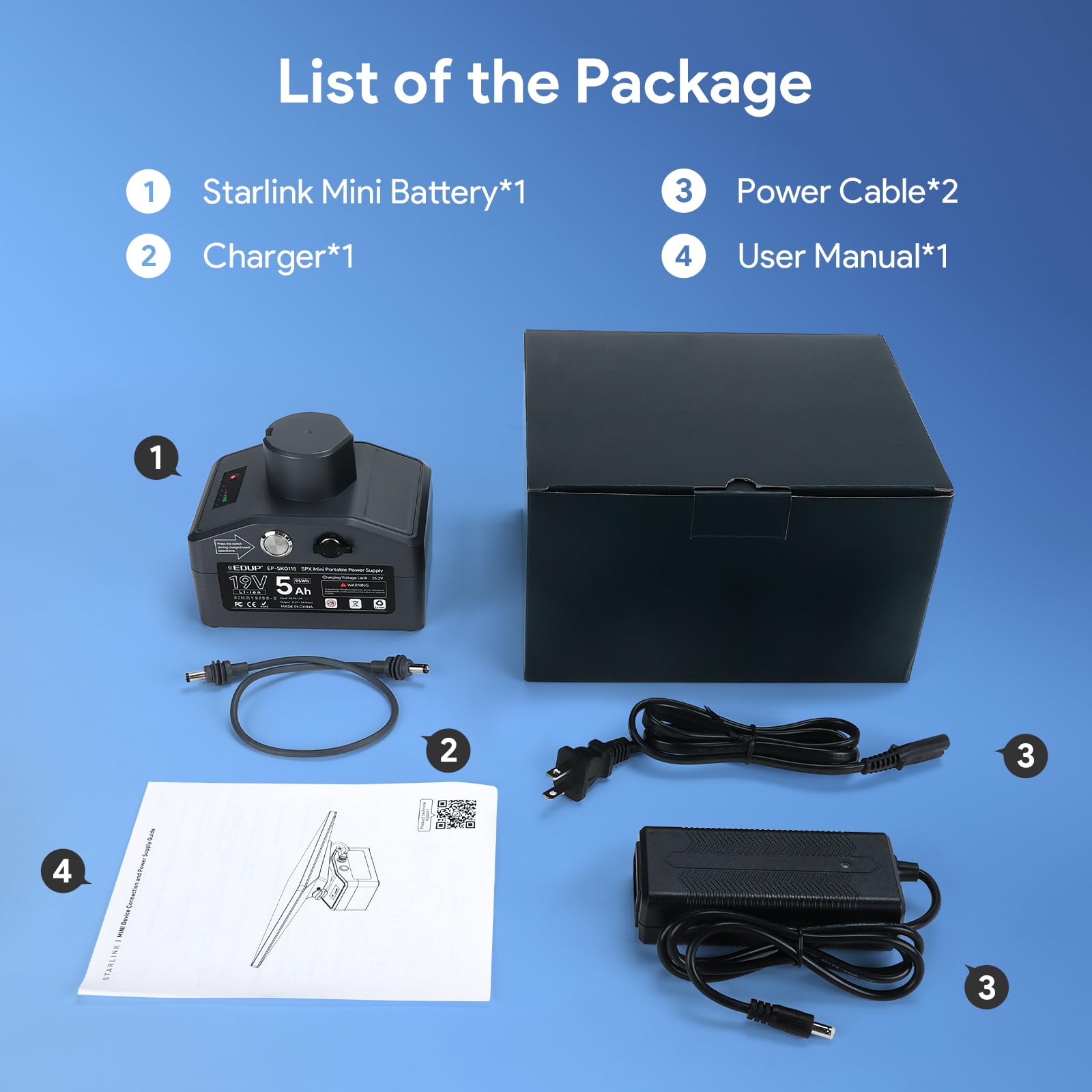 EDUP Starlink Mini durable build designed for rugged outdoor conditions