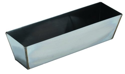 Edward Tools stainless steel mud pan 14-inch; rust-resistant, easy to clean, ideal for drywall work