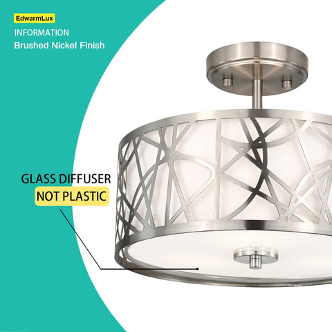 Edwarmlux easy-install kit enables quick ceiling mounting.
