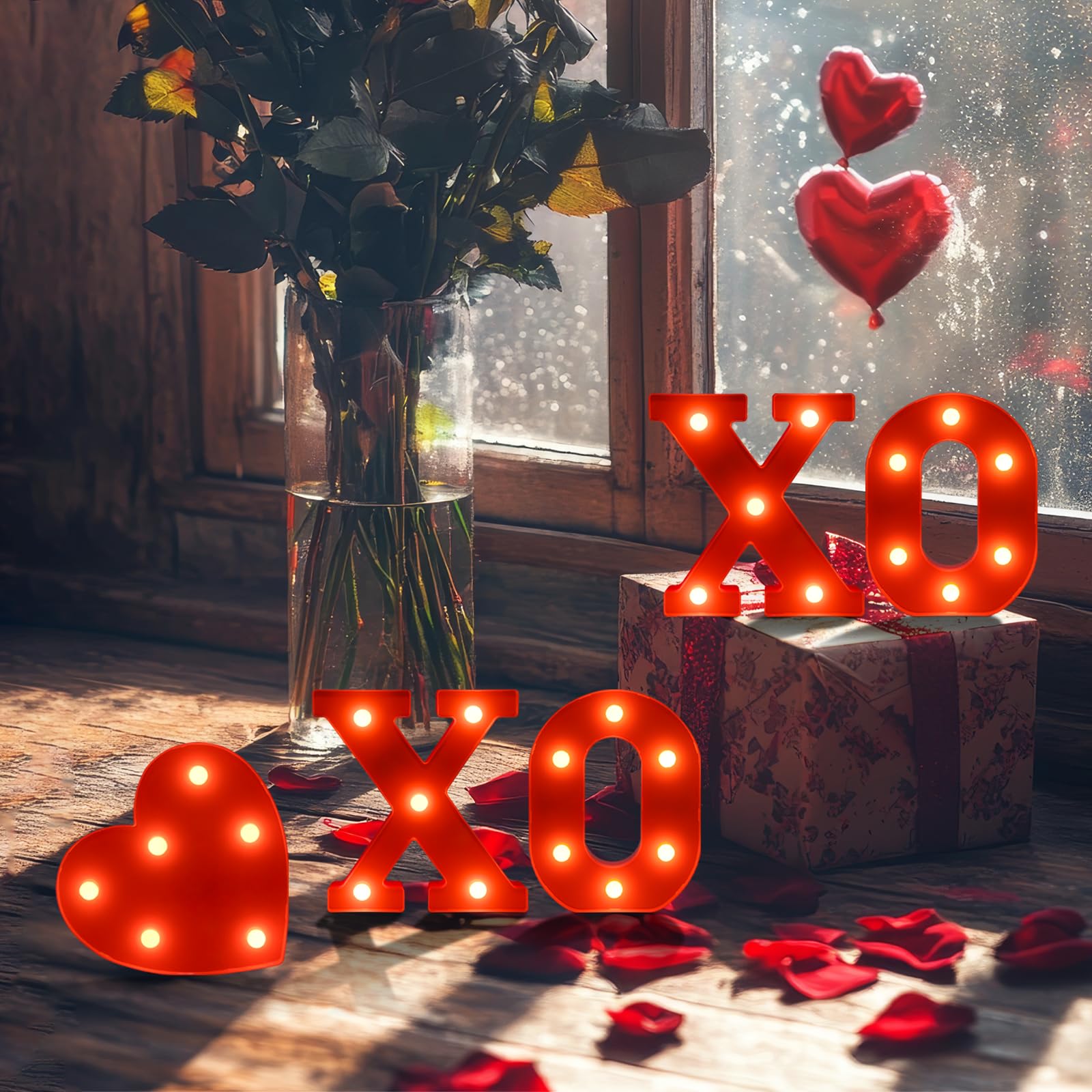 EDYCON warm white LEDs provide reusable festive decor for any room.
