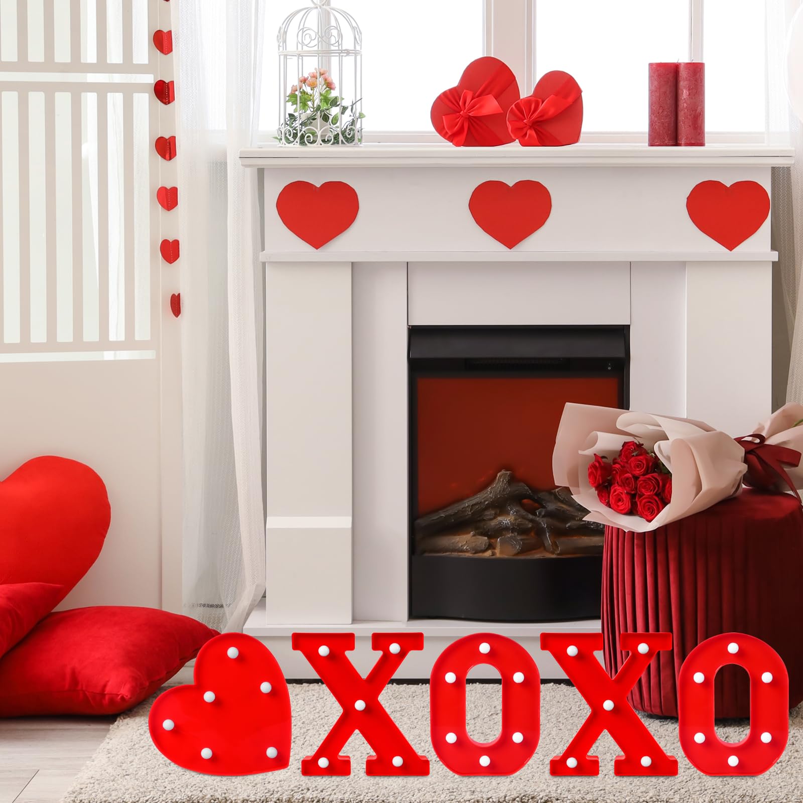 EDYCON XOXO letters brighten birthdays and weddings without cords.