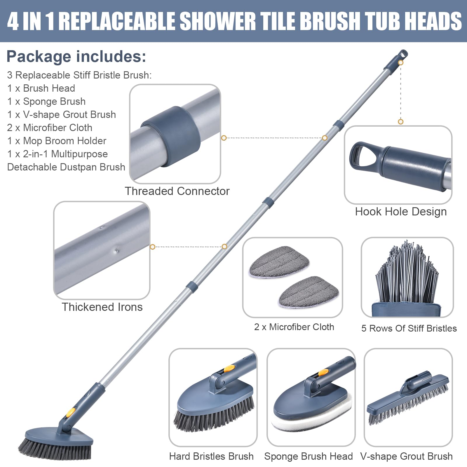 EDZNFE sponge-tip head tackles stubborn stains on smooth surfaces