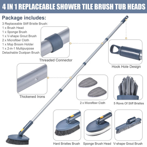 EDZNFE sponge-tip head tackles stubborn stains on smooth surfaces