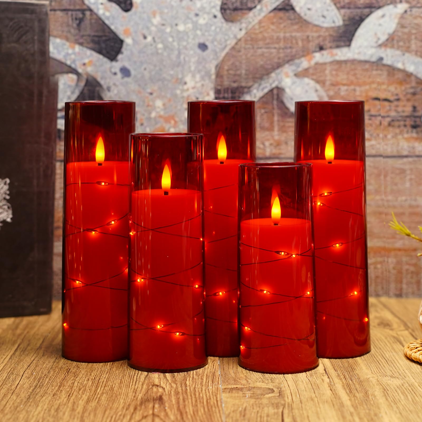 Eebuss battery-operated candles offer flexible placement on any surface