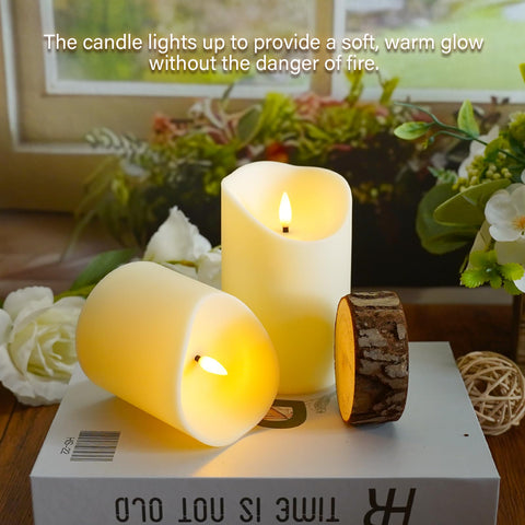 Eebuss ivory flameless candles safe around children and pets