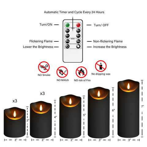 Eebuss flameless candles designed for safe light around children and pets.