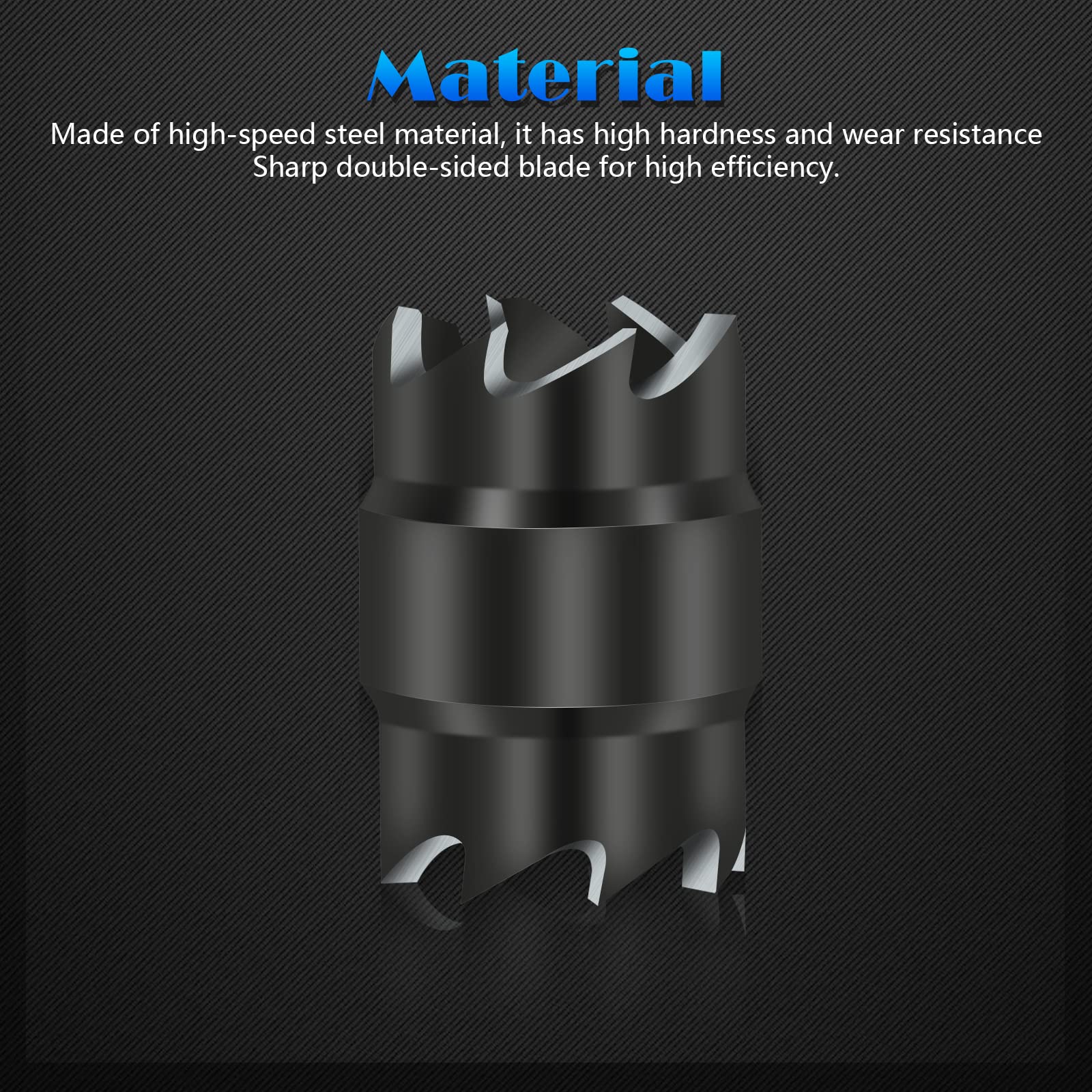 EEEKit quarter-inch hex shanks fit most drills for quick setup