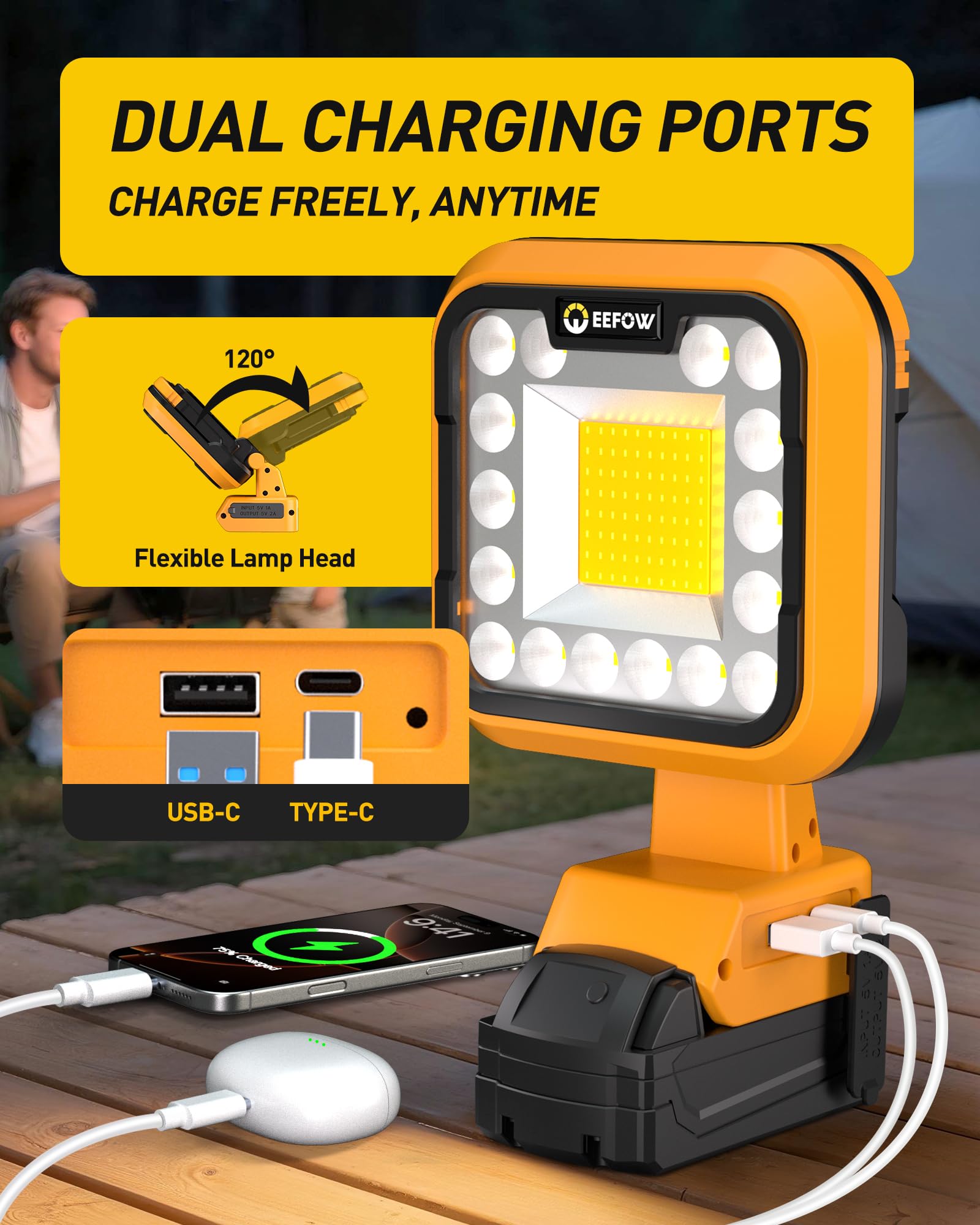 EEFOW safety features include low-voltage protection to safeguard the battery