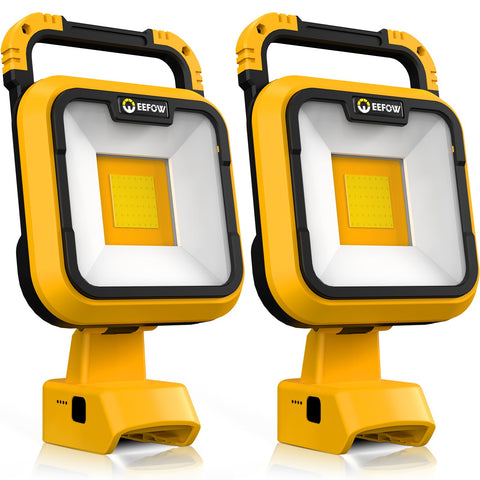 EEFOW work light front view with 6400 lumens for detailed tasks