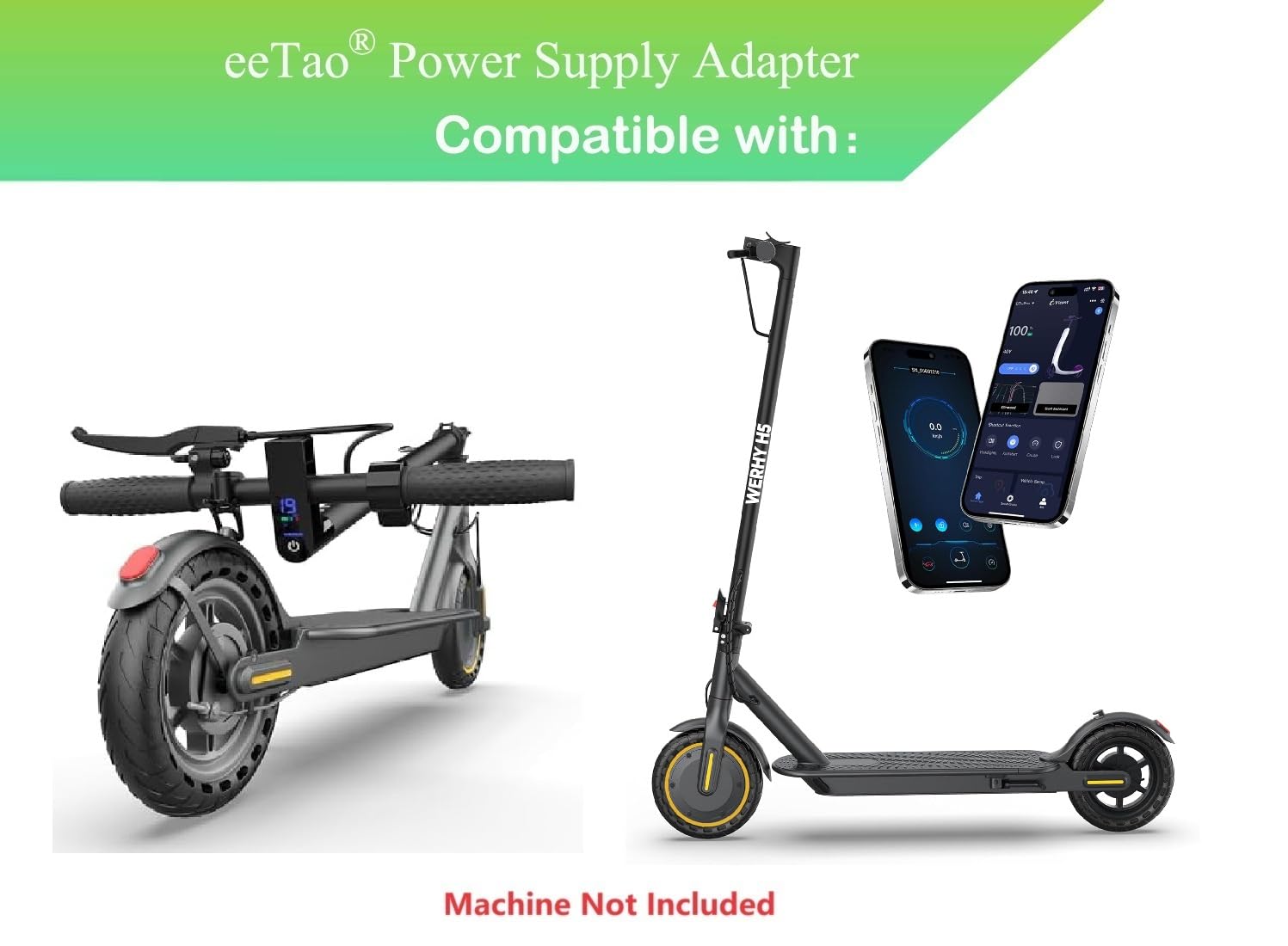 eeTao DC42V charger for WERHY H5/H7 battery systems.