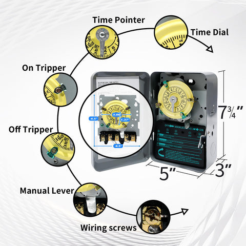 E ETO ENREGYTO T104 timer application for pool irrigation and lighting control