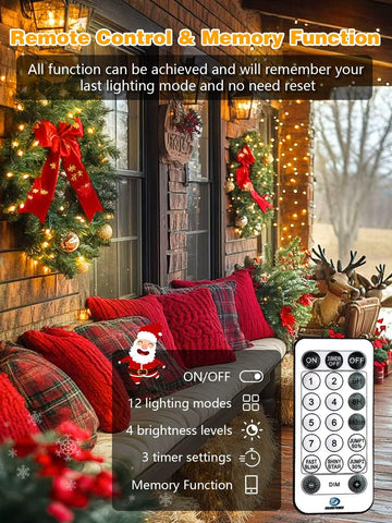 EEW 12 lighting modes offer versatile holiday ambience