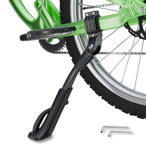EFEALL bike kickstand side view provides stable parking for 26-29 inch bikes