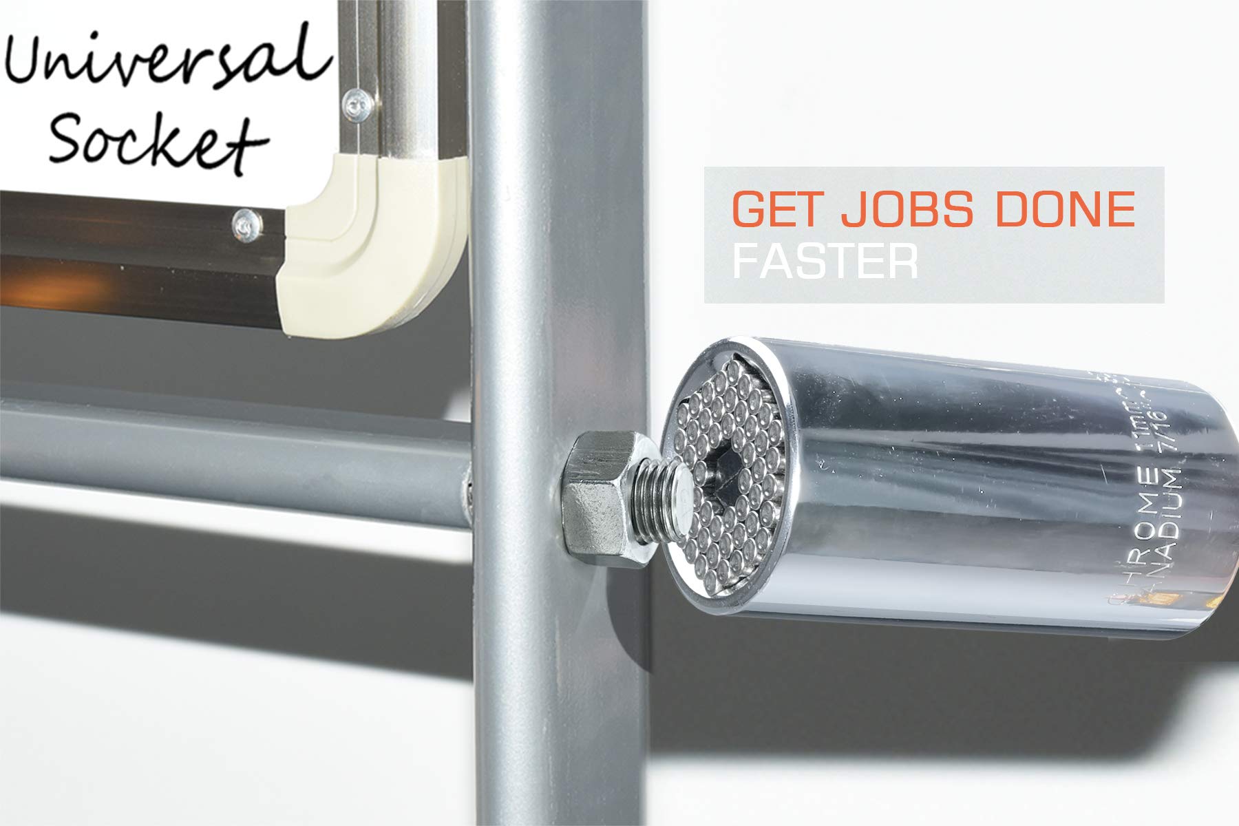EFFECTEER Universal Socket fits in drawers and tool belts.