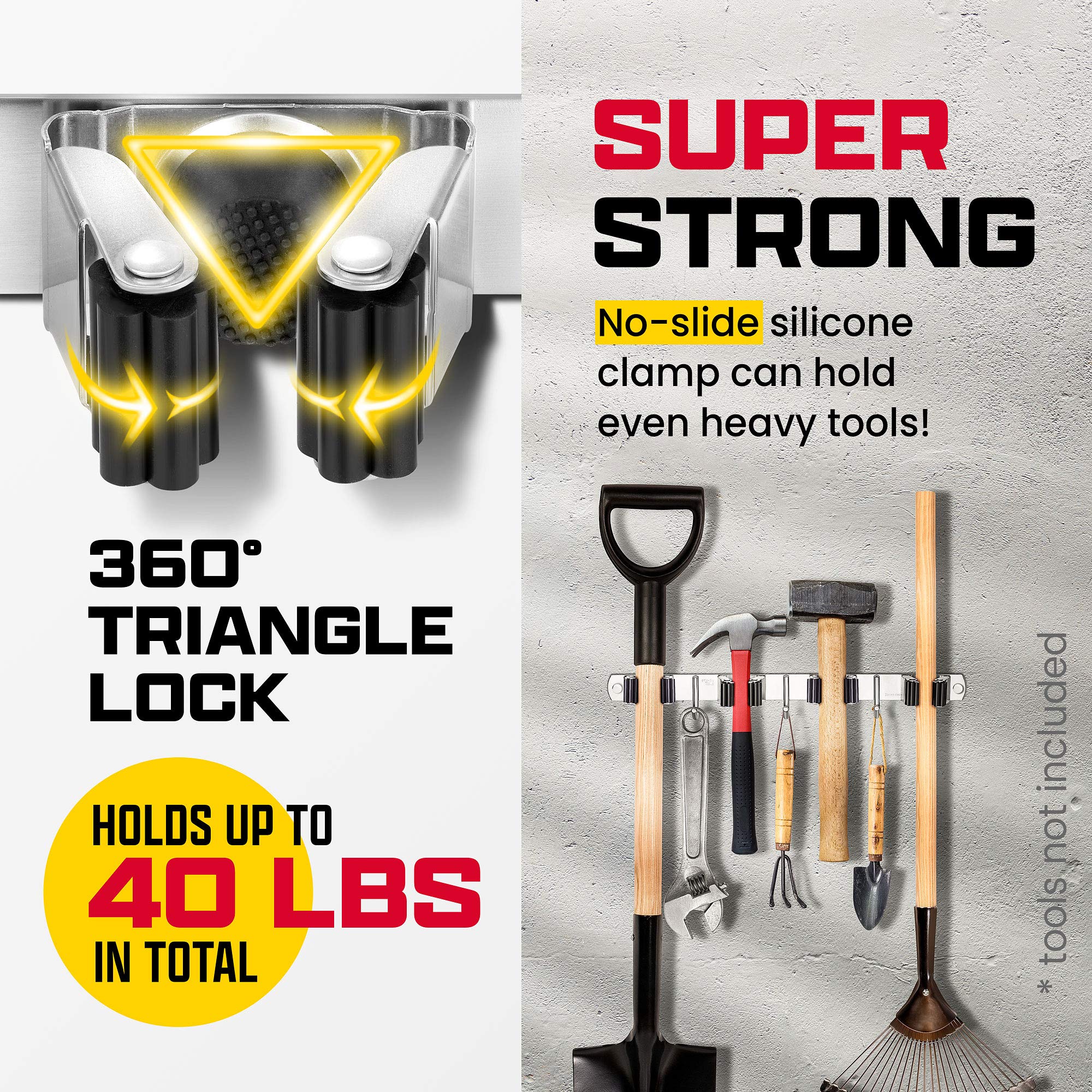 EFFEKTIVTOOLS adhesive mount frees studs with reliable grip and simple install.