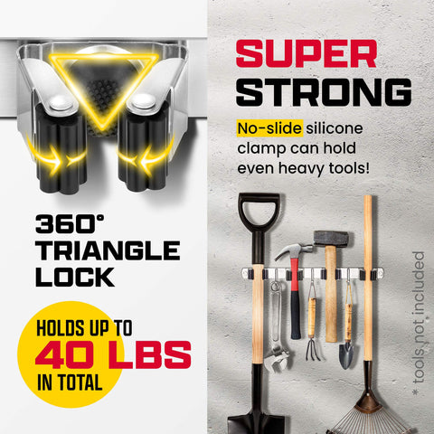 EFFEKTIVTOOLS adhesive mount frees studs with reliable grip and simple install.