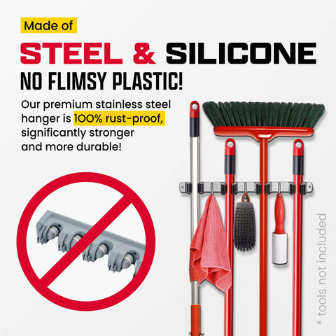 EFFEKTIVTOOLS close-up clamps show silicone grip for firm hold.