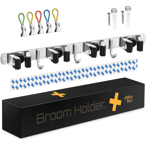 EFFEKTIVTOOLS in-situ wall mount keeps floors clear and tidy.
