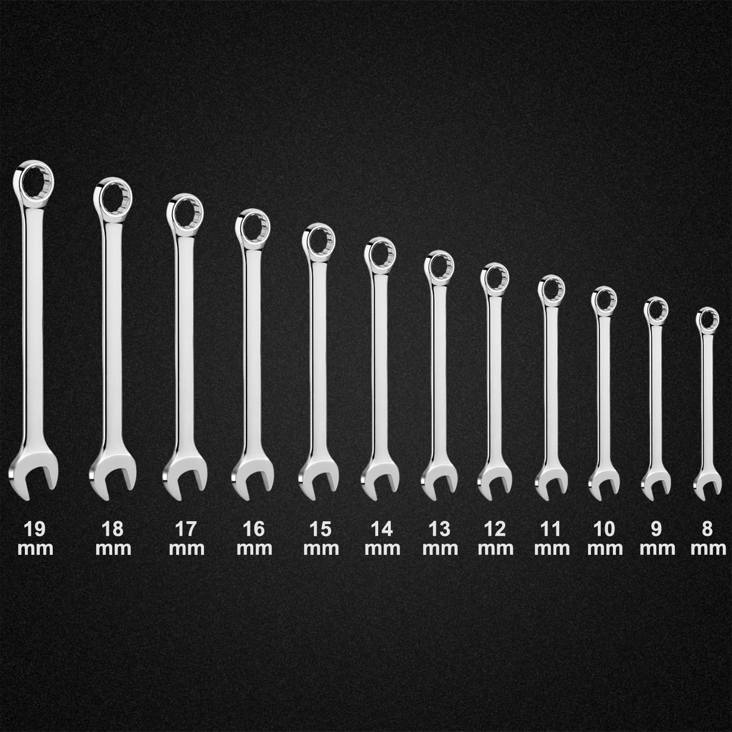 EFFICERE 15-degree angled open end enables better access in tight spaces
