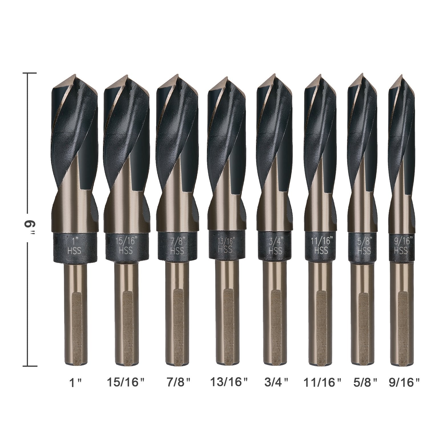 EFFICERE drill bits with 11/16 inch bit promoting steady cutting