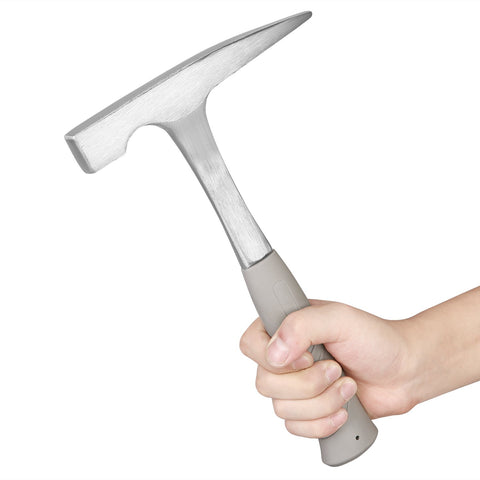 EFFICERE rock pick hammer in use for field work and masonry tasks