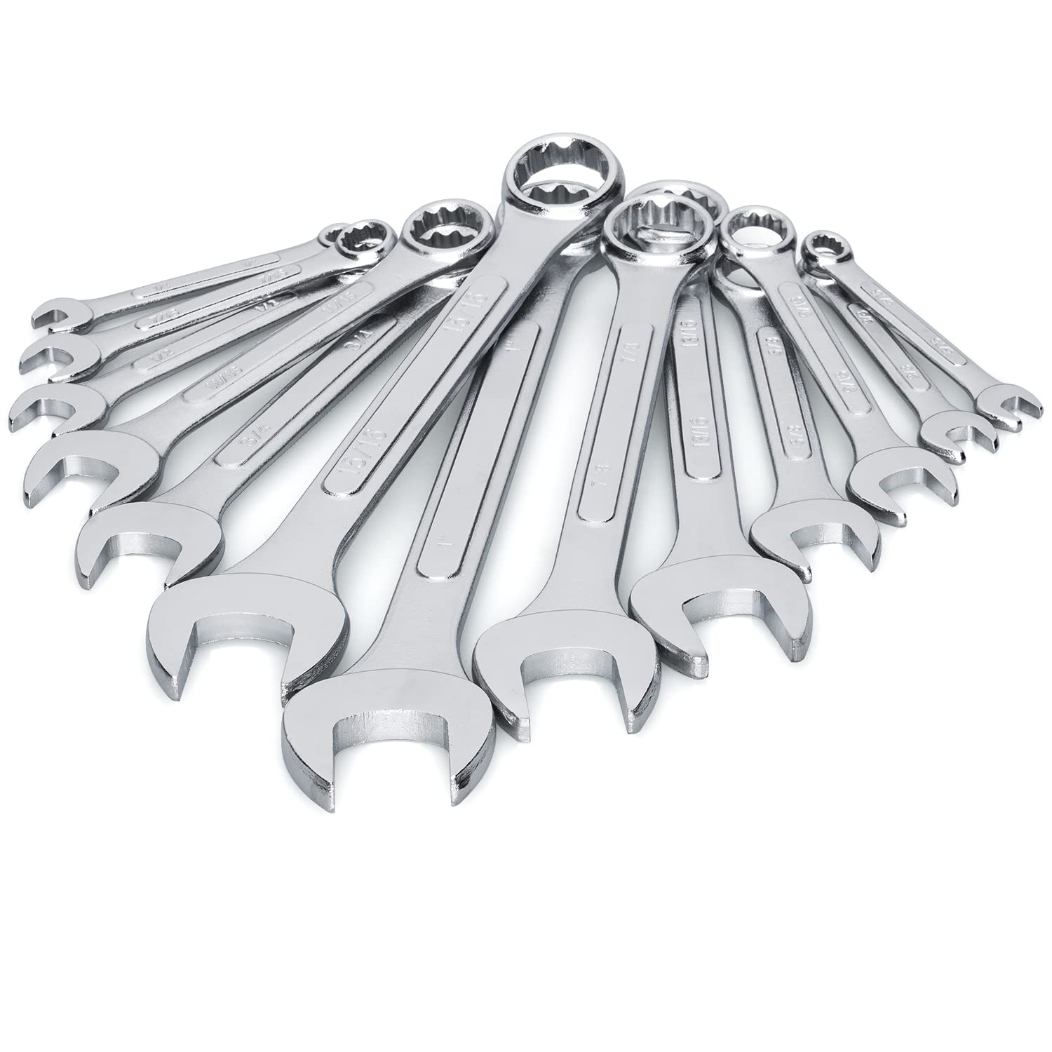 EFFICERE SAE wrenches 1/4 to 1 inch sizes ideal for home repairs.
