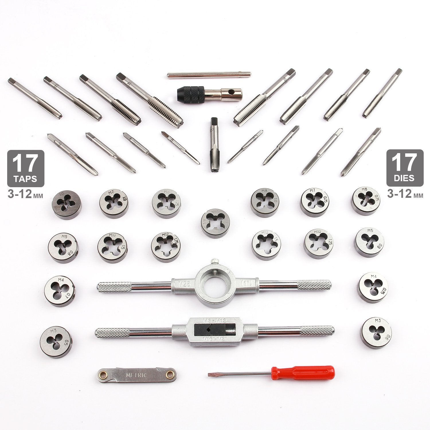 EFFICERE T-handle die stock enables precise, comfortable threading control.