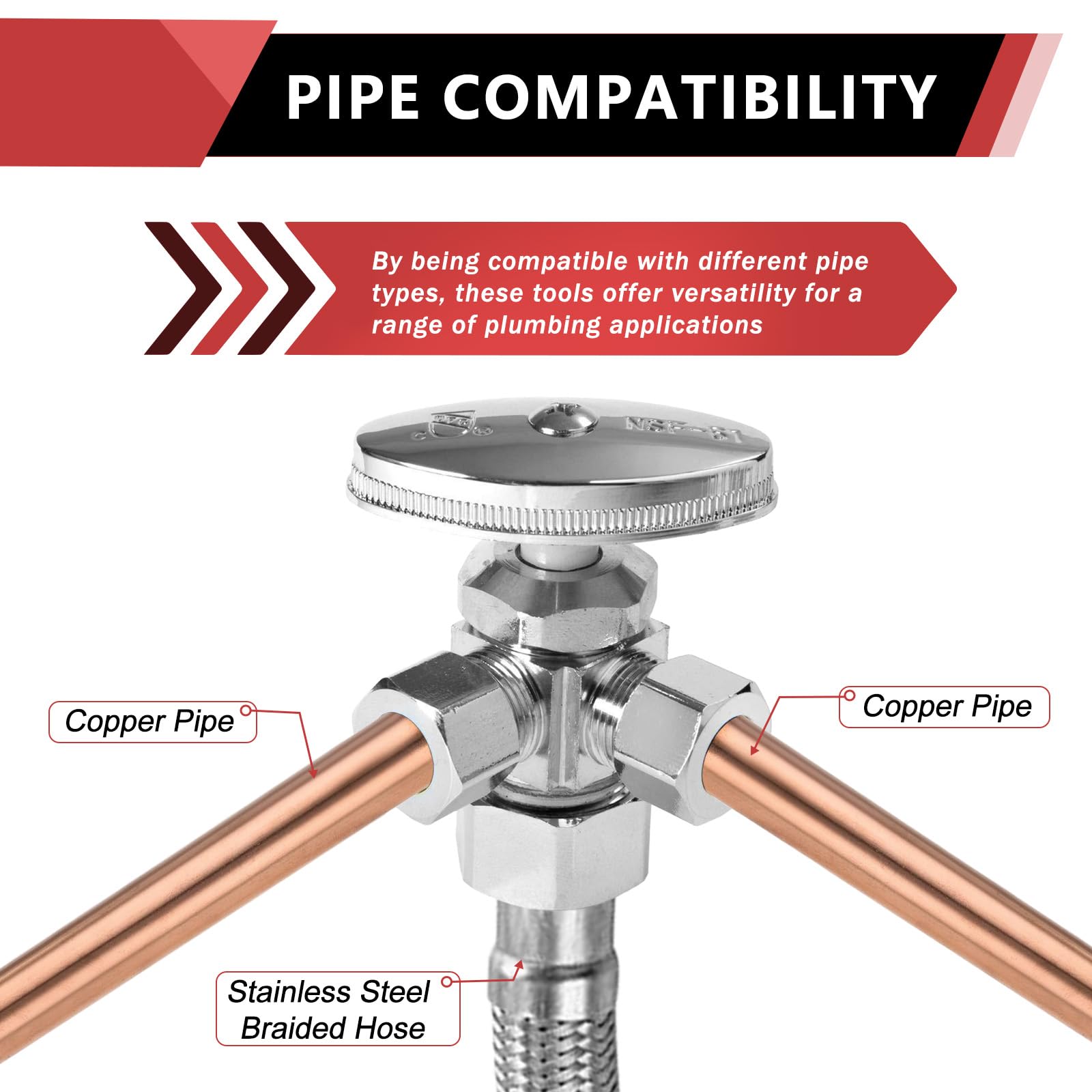 EFIELD outlet three-eighths-inch detail emphasizes precise connections and reliability.