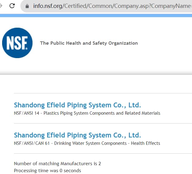 EFIELD PEX-B compatible with crimping and push-fit fittings