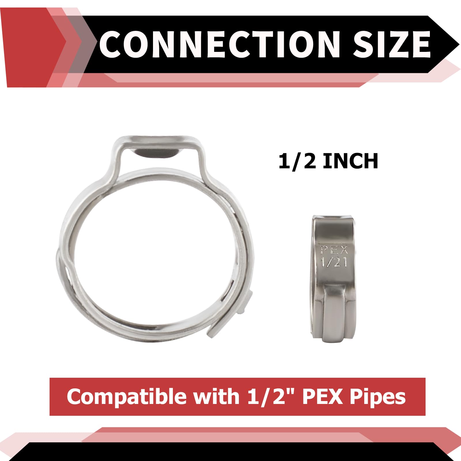 EFIELD PEX installation with cinch clamp in action