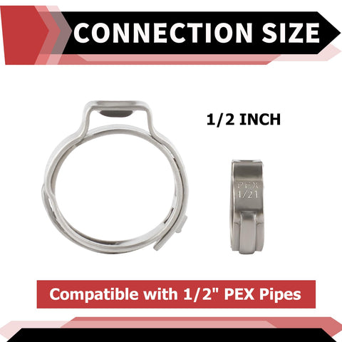 EFIELD PEX installation with cinch clamp in action