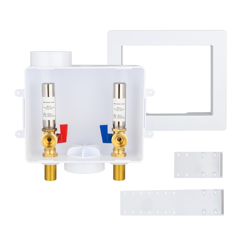 EFIELD WM051 center drain outlet box for reliable laundry connections.