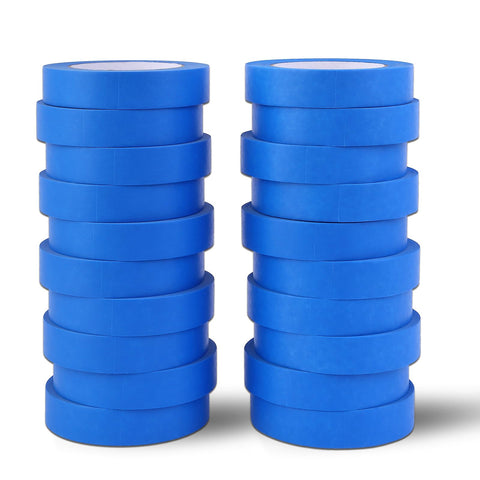 EFOK Blue Painter's Tape 1-inch roll for precise edge control during painting.
