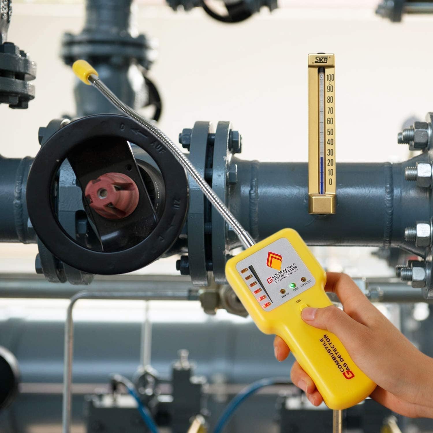 EG gas detector supports home, RV, and industrial use with portable design