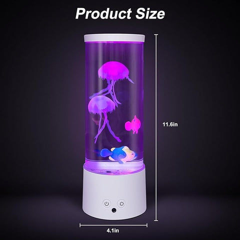 Eglagen Jellyfish Lamp remote control enabling 17 colors and four modes