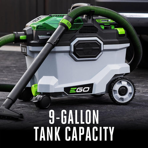 EGO Power+ WDV0900 large floor nozzle covers wide areas efficiently.
