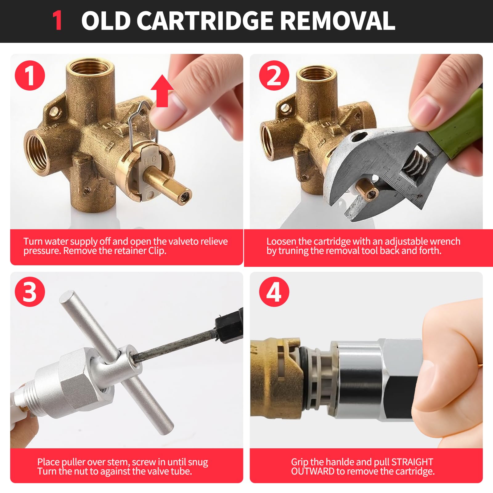 EGOeric brass-core cartridge for durable, smooth operation