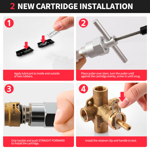 EGOeric cartridge delivers strong, consistent water flow