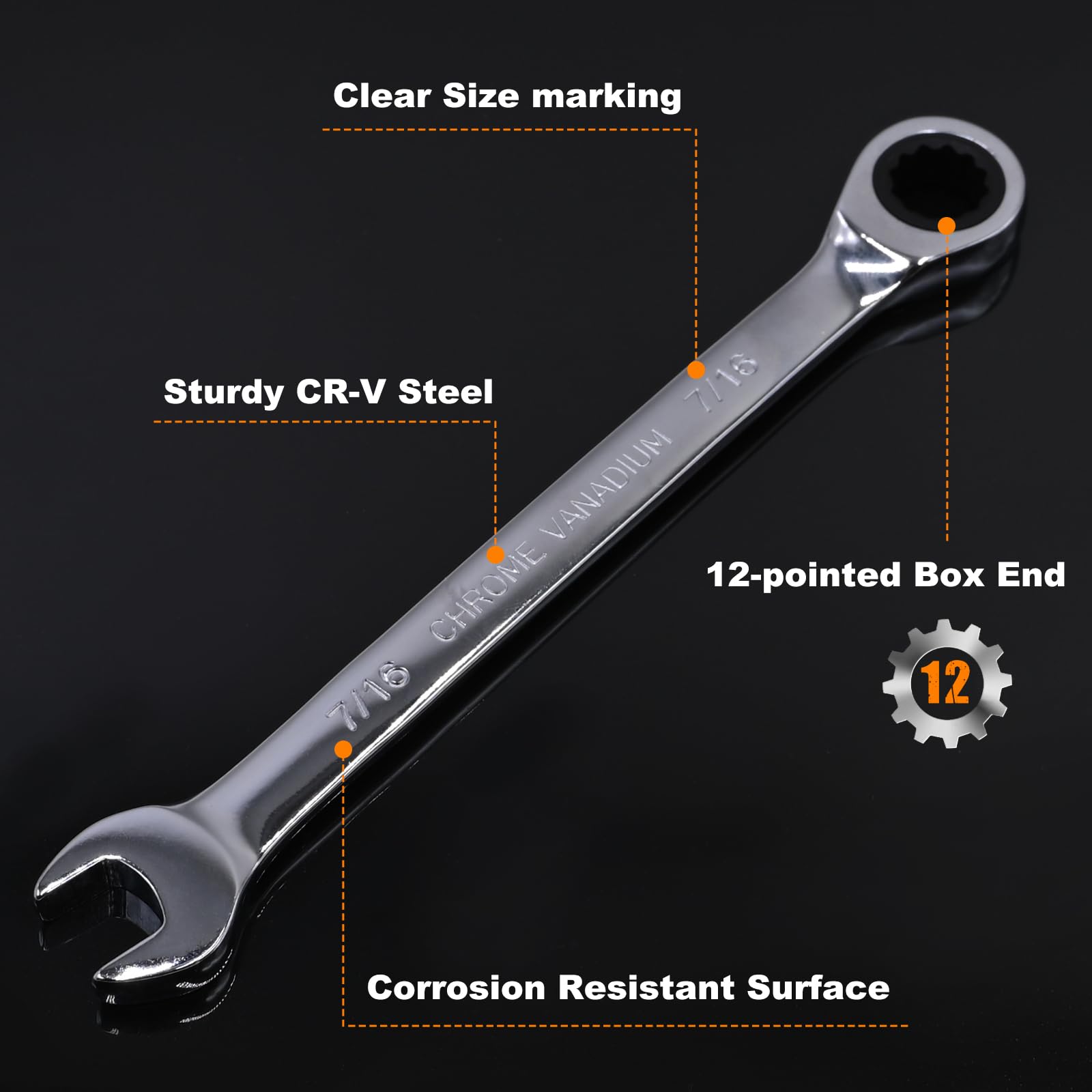 Egofine full-length wrenches deliver maximum reach and leverage
