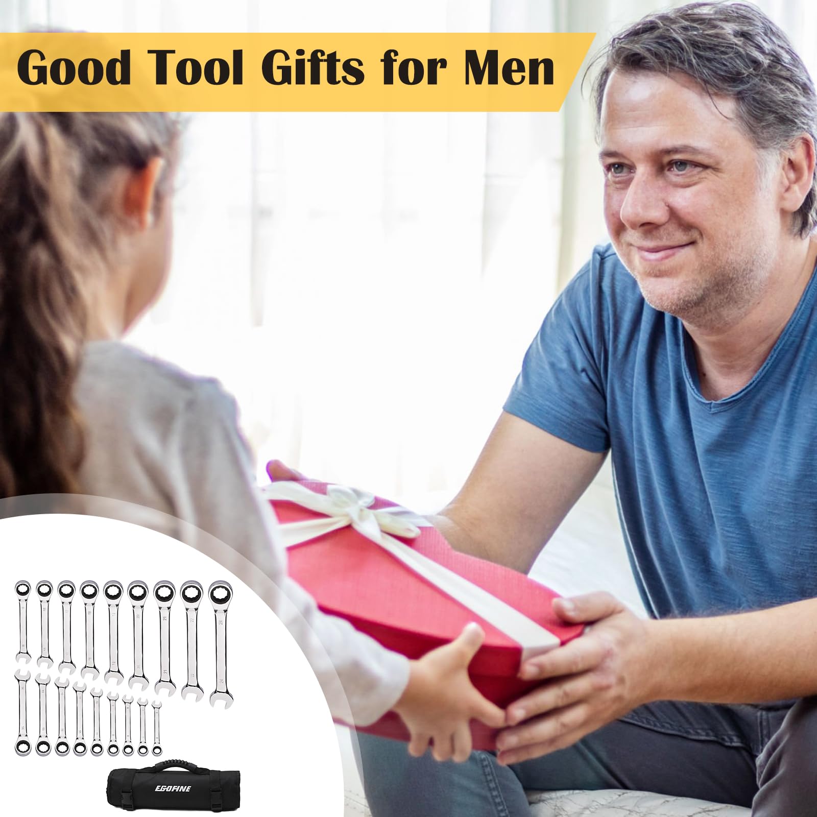 Egofine ratcheting wrench set 24mm versatile solution for automotive tasks