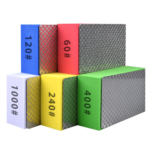 Egofix diamond hand polishing pads 60-grit for quick rough grinding on tiles and glass