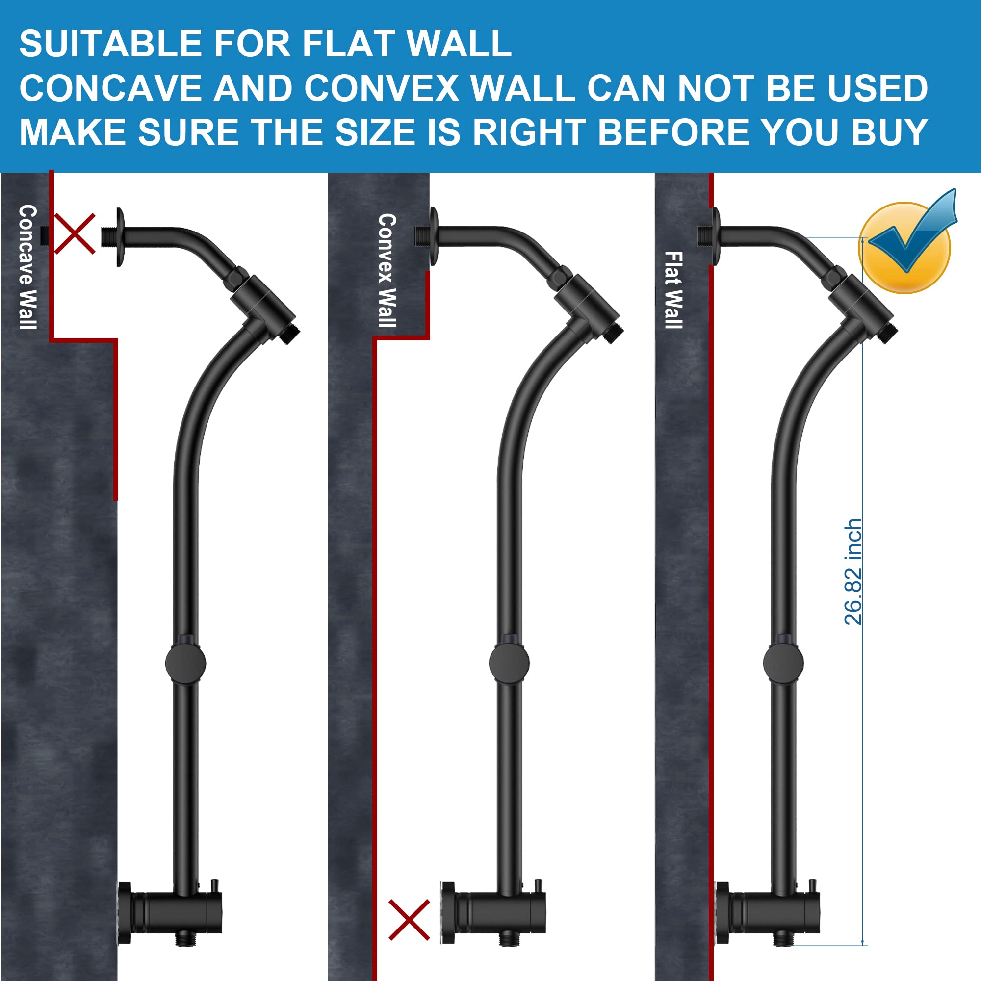 Egretshower anti-clogging nozzles resist mineral buildup for easy cleaning.